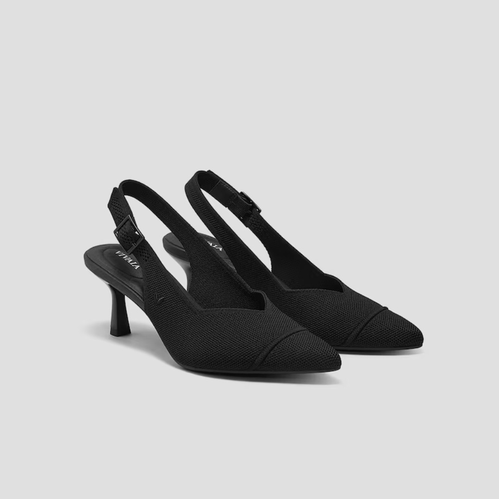Vivaia Addison Pointed-Toe Slingback Heels size 42/10.5